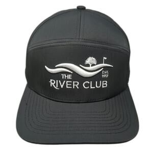 Good Boy Golf Trucker Hat Black One Size The River Club Est 1917 Perforated